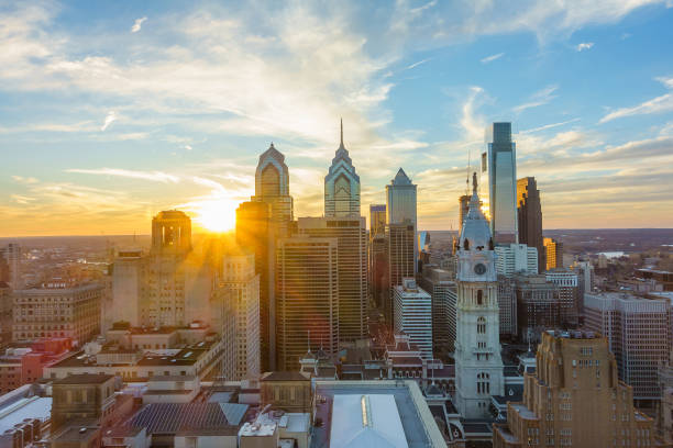 istock Skyline of downtown Philadelphia at sunset 807117498