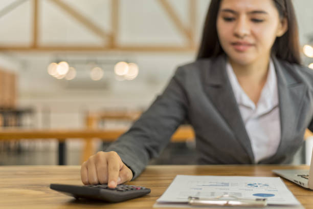 istock Business people working with calculator 807157238
