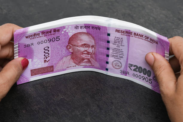 istock Indian rupee or rupees of India 807196104