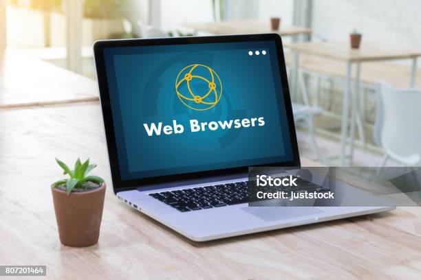 Browser Http Man Use Computer Web Browsers Online Networking Connection ...
