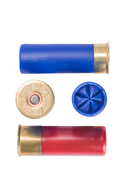 istock cartridges for hunting rifle, concept on white background 807201832