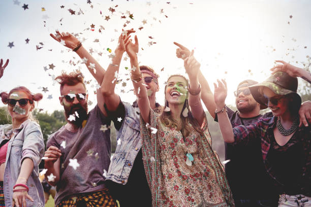 istock Celebrating festival on fresh air 807220990