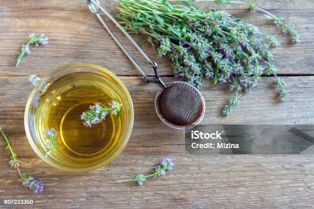 Herbal Tea Stock Photo - Download Image Now - Thyme, Tea - Hot Drink, Herbal Tea