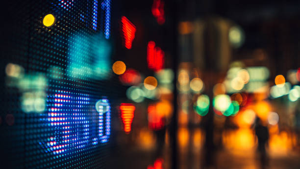 istock Display stock market numbers 807239222