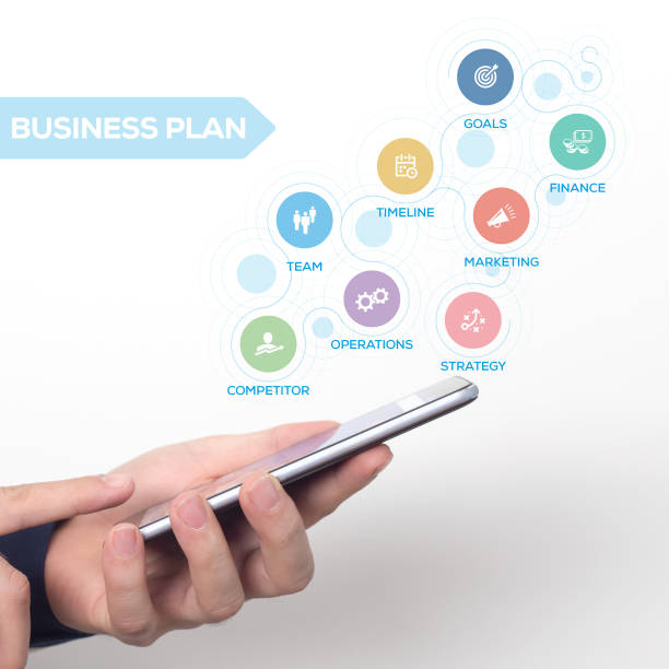 istock Business Plan Concept with Icons and Keywords 807253566