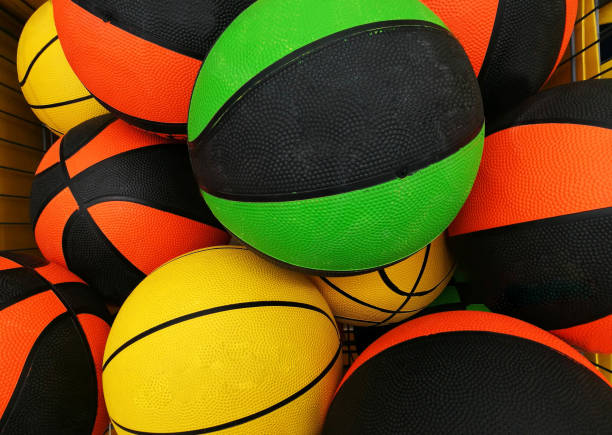 istock Close Up Colourful Basketball background 807256614