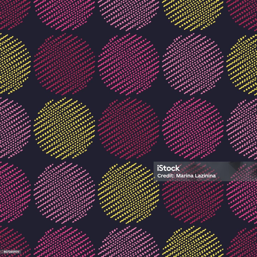Texture Pattern Point Polka Dot Seamless Pattern Point Texture Vector Illustration Textile ...