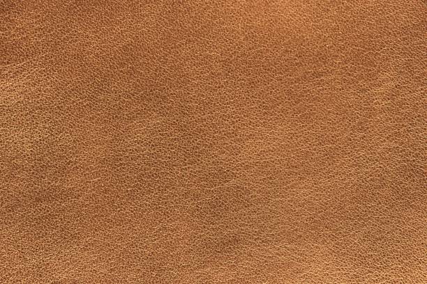 istock Vintage golden brown leather texture background 807276812