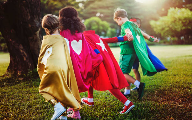 istock Fun Summer Childhood Superhero Concept 807280528