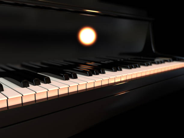 istock Piano and piano keyboard 807294702
