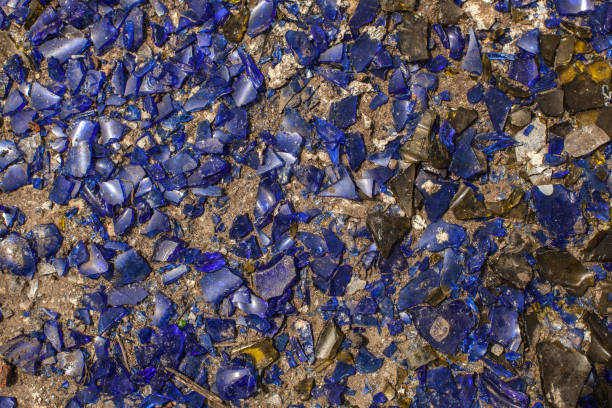 istock many broken pieces of glass in blue 807307206