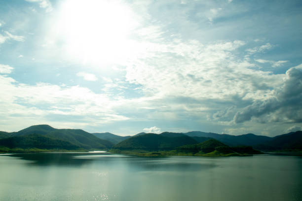 Viewscape Mae Kuang Udom Thara Dam in thailand
