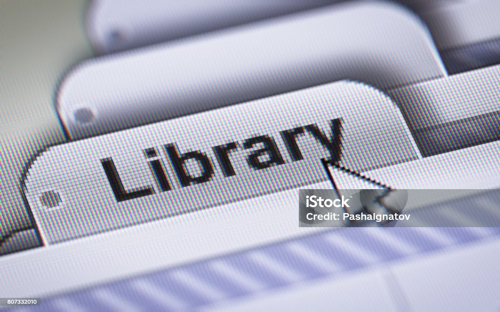 Library Document Stock Photo