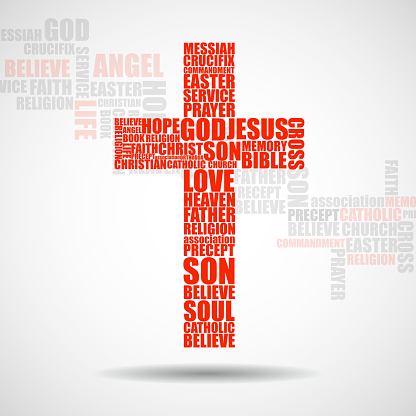 Abstract, Text, Letters, Cross, Sign, Cross Shape, Catholicism, Christianity