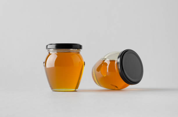 istock Honey Jar Mock-Up - Two Jars 807332312