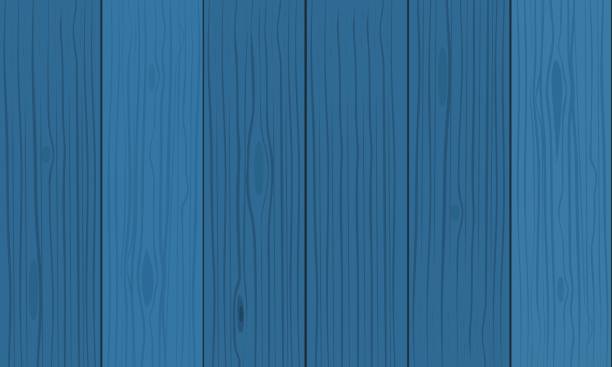 ilustrações, clipart, desenhos animados e ícones de textura de pranchas de madeira azul. ilustração vetorial - wood plank woods old