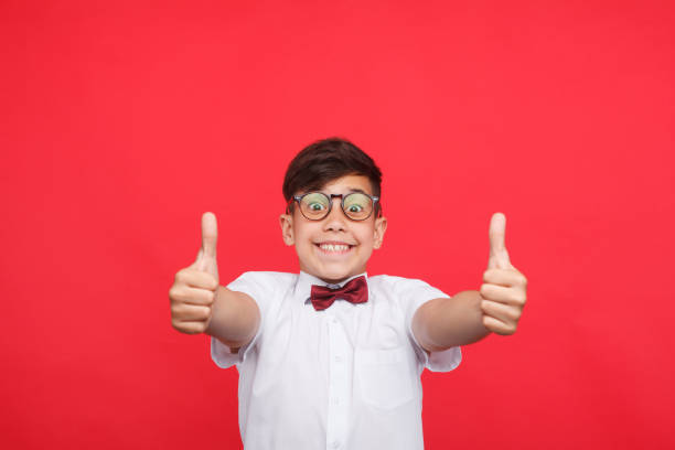 istock Excited boy with thumbs up 807340212