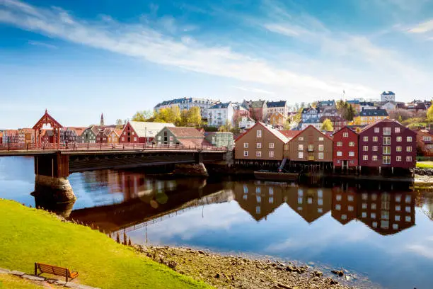 Panorama of Trondheim, Norway