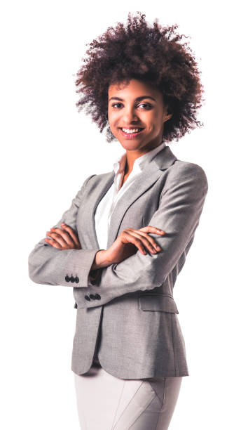 istock Afro American business woman 807364696