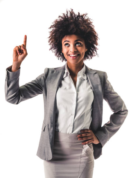 istock Afro American business woman 807367178