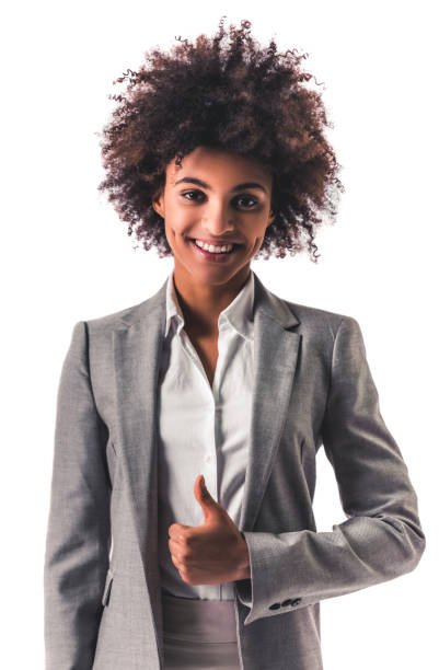 istock Afro American business woman 807367594