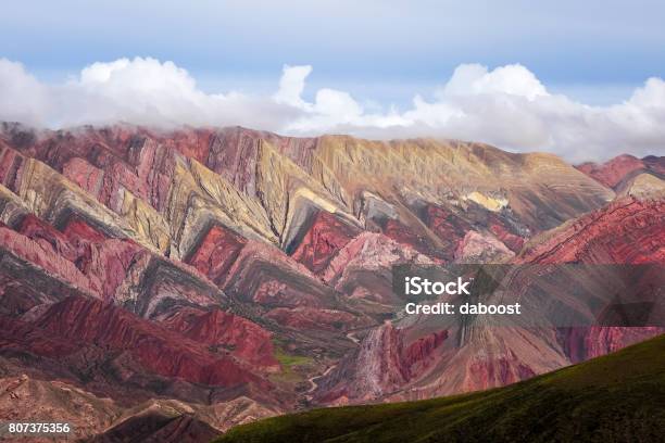 Serranias Del Hornocal Colored Mountains Argentina Stock Photo - Download Image Now