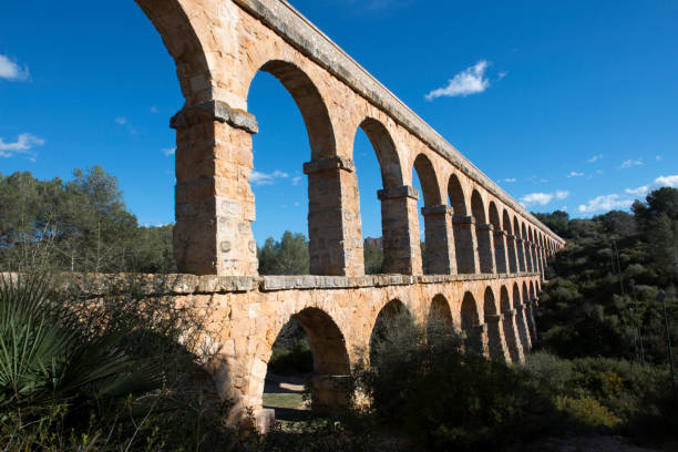 istock Aqueduct near Tarragona, Spain 807379712