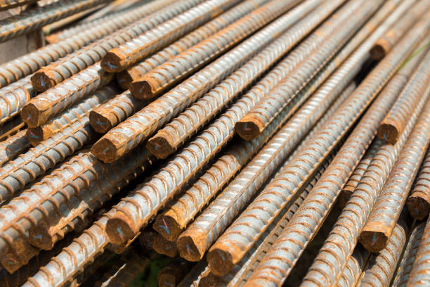 istock Reinforcing steel bars for building armature 807379714