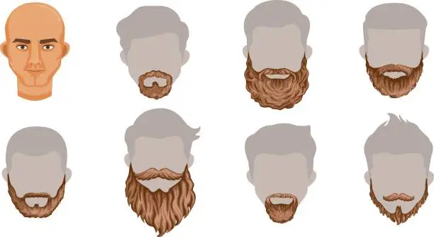 Vector illustration of Beard