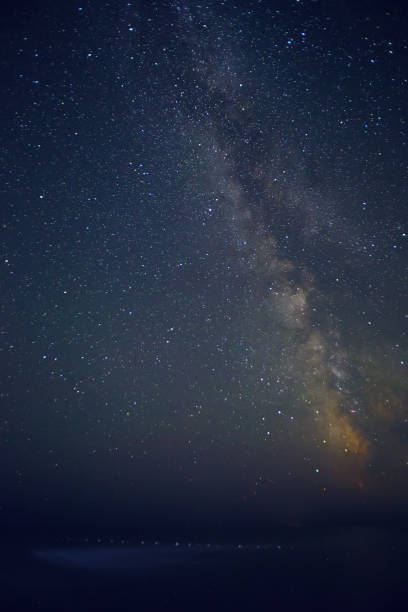 istock Landscape with Milky way galaxy. 807388160