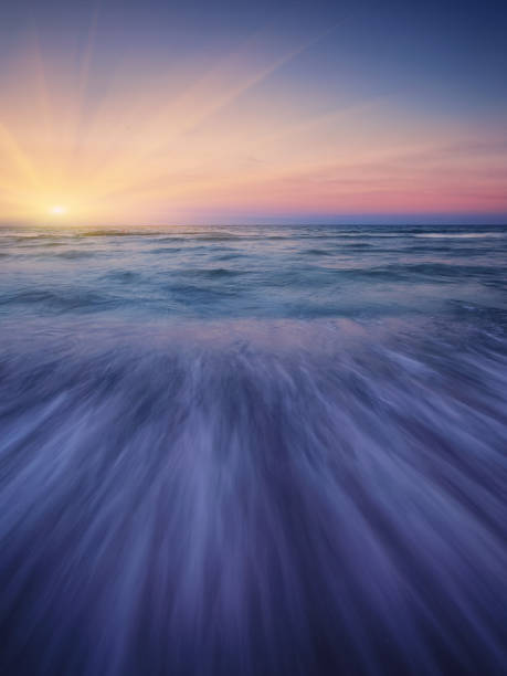 istock Magnificent long exposure sea sunset. 807388178