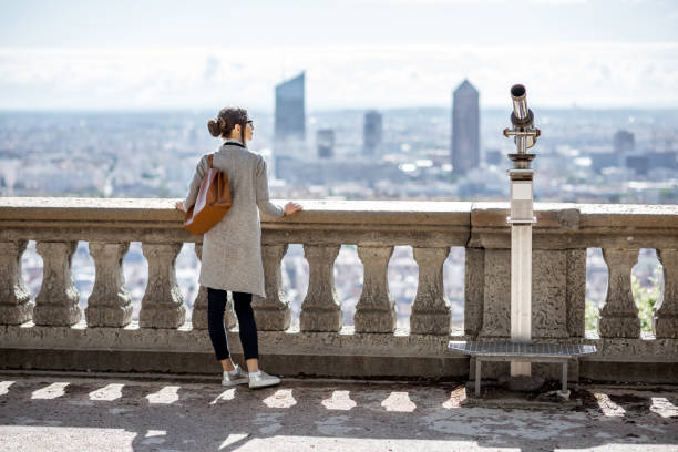 istock Woman traveling in Lyon 807395264