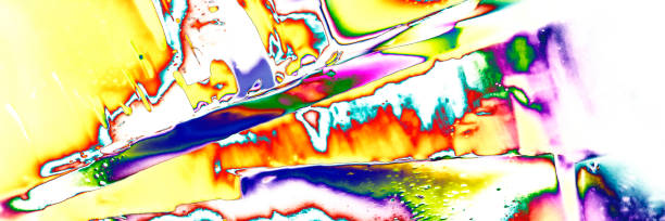 istock Microcrystals of tartaric acid in polarized light 807404964