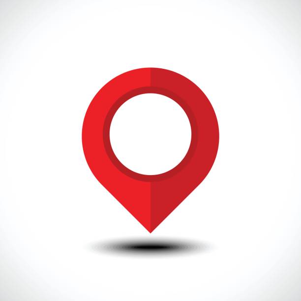Map Locations icon Map Locations vector icon geo locator stock illustrations