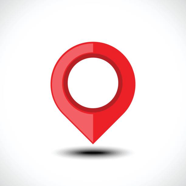 Map Locations icon Map Locations vector icon geo locator stock illustrations
