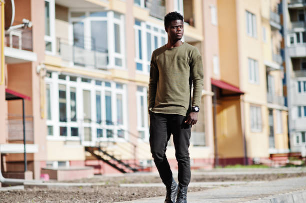 istock Handsome and attractive african american man posing 807409808