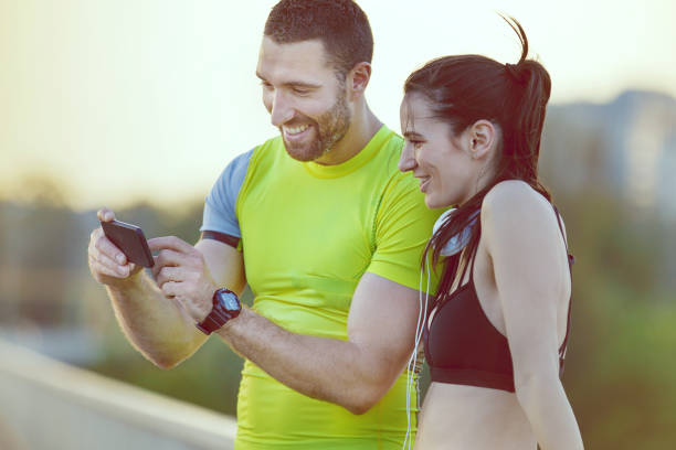 istock Love Couple Relaxing After Exercising 807410306