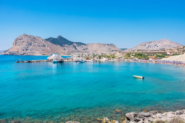 istock Kolymbia coastline. Rhodes, Greece 807410336