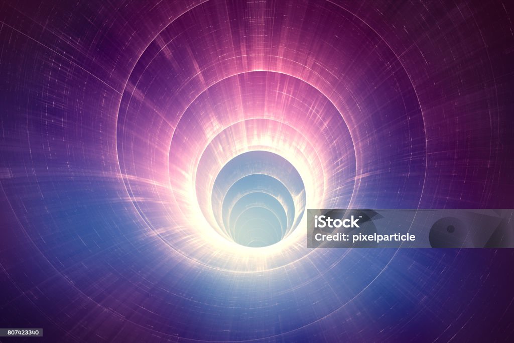 Colorful 3D tunnel Colorful 3D speed tunnel warp conceptual image, Tunnel Stock Photo