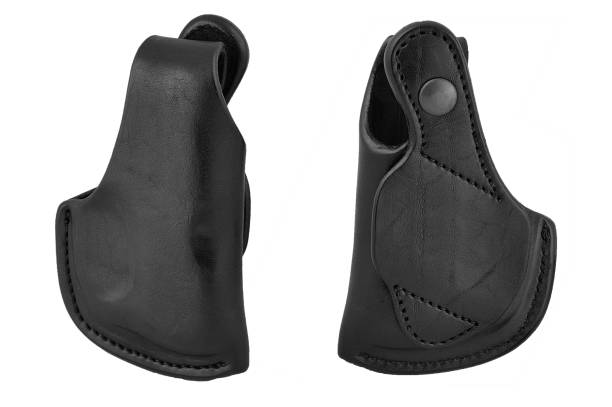 istock A tactical leather holster without gun. Isolated 807430058