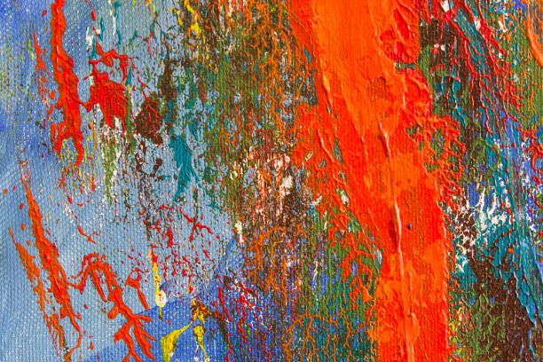 istock Detail of the Painting as a Background 807430830