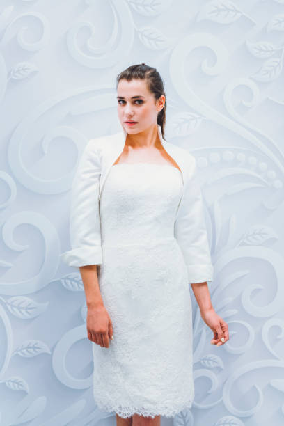 istock Trying On A Wedding Dress 807446832