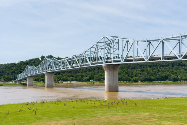 istock Milton-Madison Bridge on the Ohio River between Kentucky and Indiana 807470048