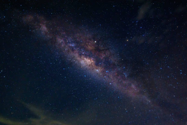 The milky way on night sky The milky way on night sky at Phatthalung, Thailand. phatthalung province stock pictures, royalty-free photos & images