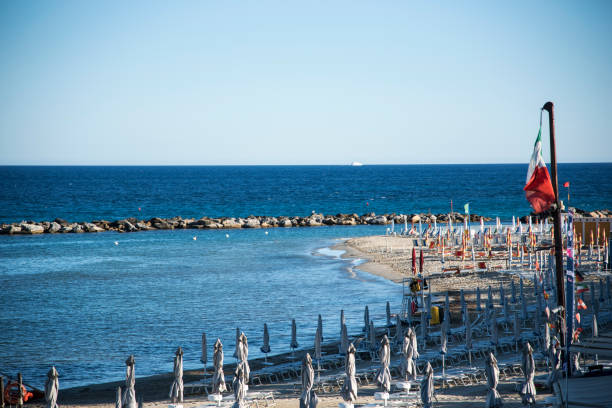 istock Italian summer beach sunset 807477382