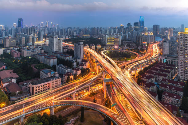 istock Elevated highway and overpass in modern city 807486200