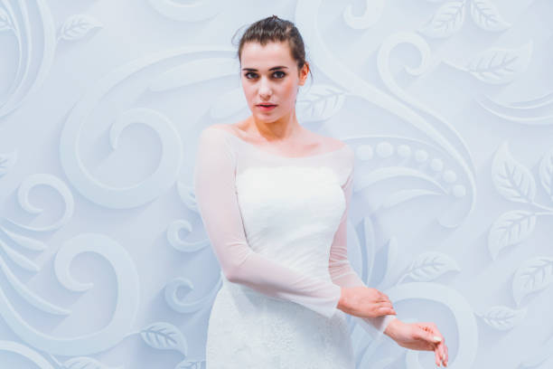 istock Trying On A Wedding Dress 807495414