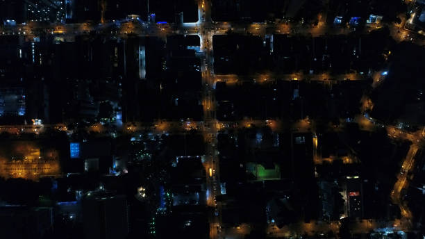 istock Aerial View of Intersection Streets 807500344