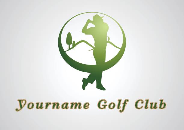 golf club business luxury branding symbol vector design vector art illustration