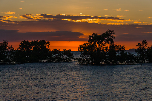 Sunset on the Antsiranana bay (Diego Suarez) northern Madagascar